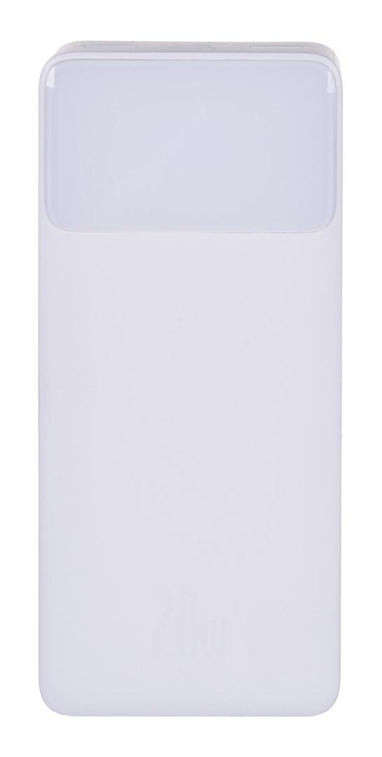 Baseus Bipow Fast Charge Power Bank PD+QC 30000mAh 20W baltas (Baltas)