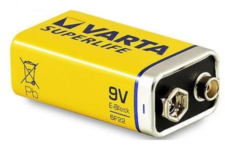 Varta Super Heavy Duty 9V 6F22 baterija, 1 vnt.