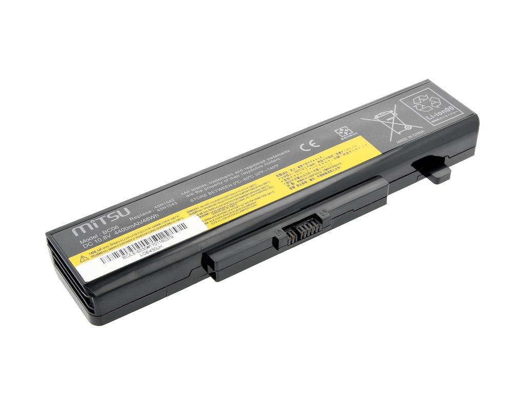 Nešiojamo kompiuterio akumuliatorius MITSU BATTERY BC/LE-E530 (LENOVO 4400 MAH 48 WH)