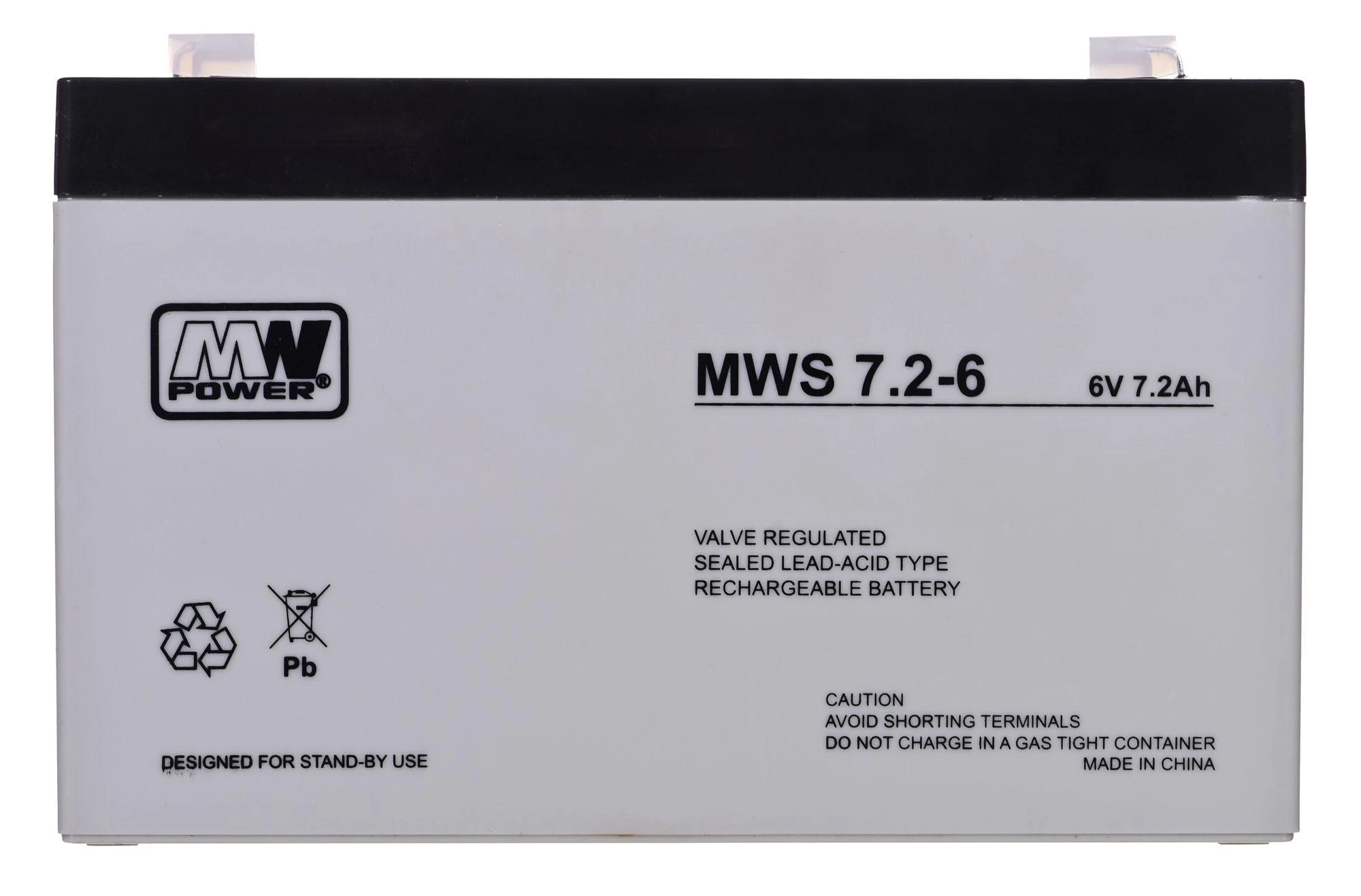Mpl Power Elektro AKUMULIATORIUS 6V/7.2AH-MWS MW Power