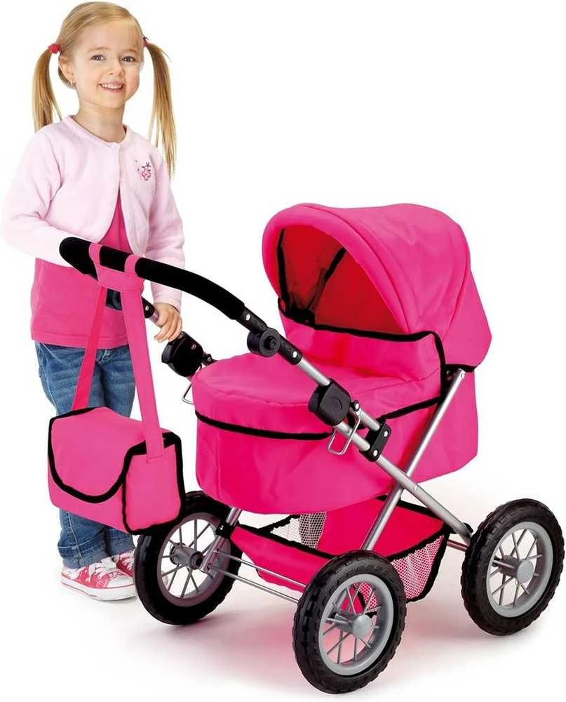 BAYER DESIGN LĖLIŲ VEŽIMĖLIS TRENDY, Rožinis