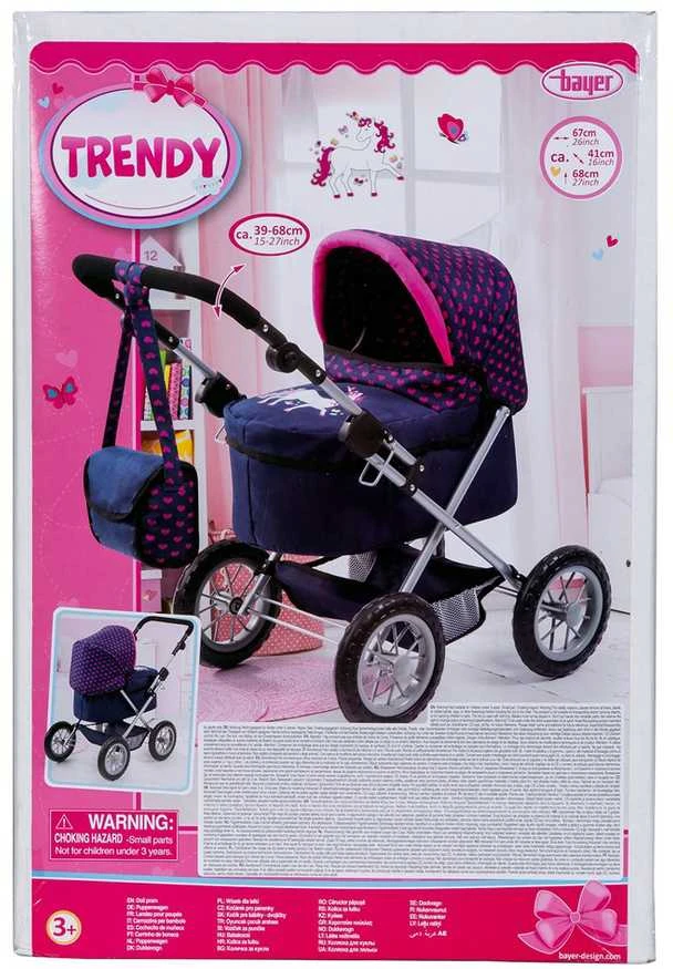 Bayer Design Bayer - Lėlių vežimėlis Trendy (13054AA)