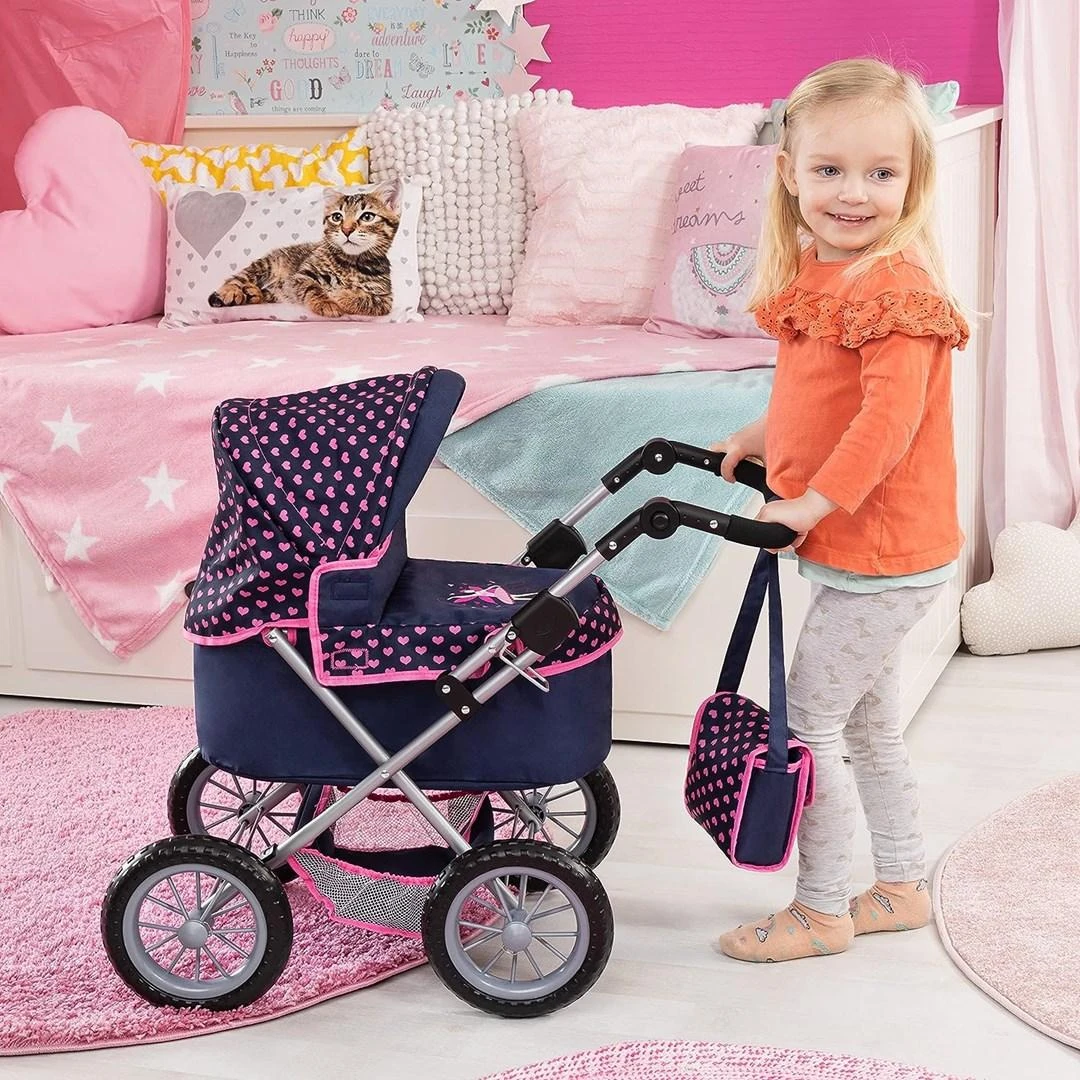 Bayer Design Bayer Vežimėlis głęboki dla lalki Trendy granatowo-violetinė 13052AA