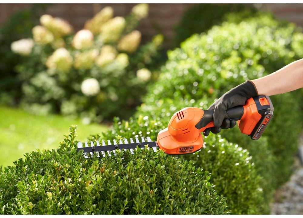 Akumuliatorinės gyvatvorių žirklės Black & Decker 5035048736913