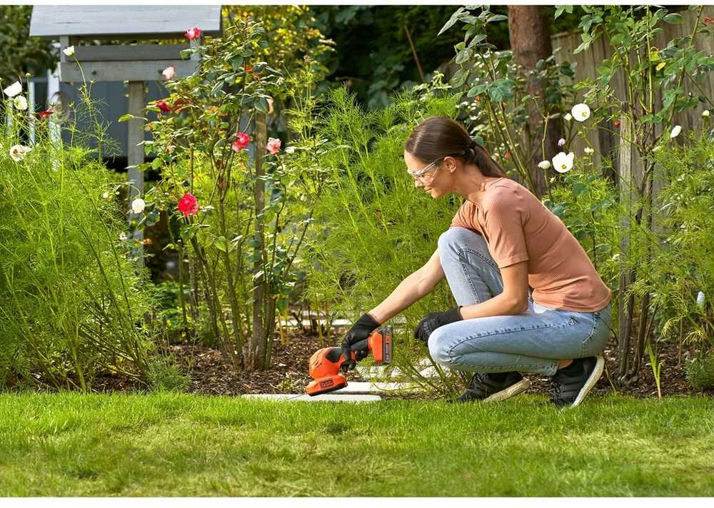 Akumuliatorinės gyvatvorių žirklės Black & Decker 5035048736913