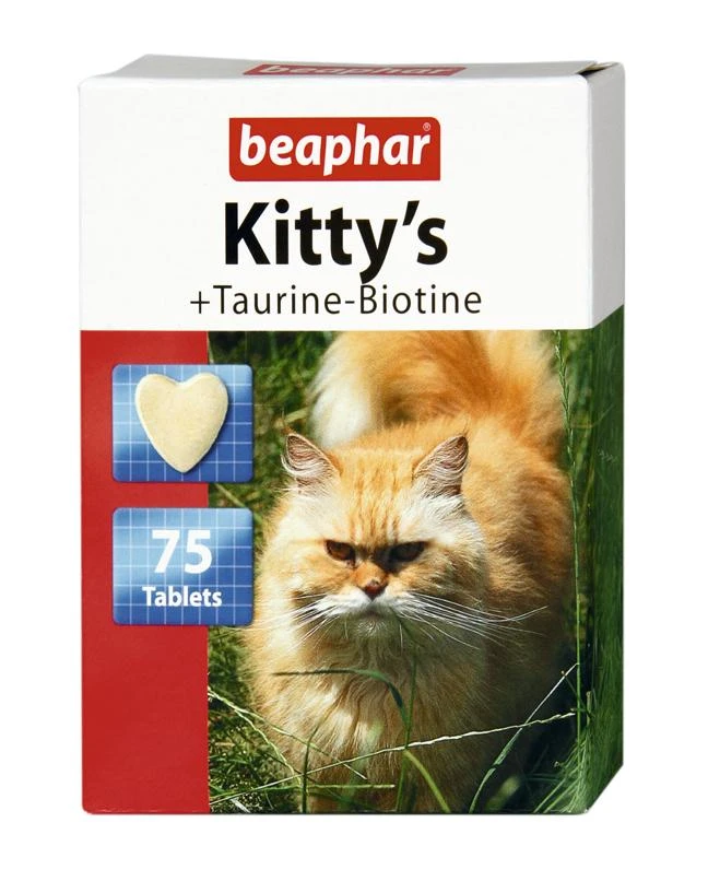 Beaphar Kitty's + Taurine-Biotine Cat Planšetė