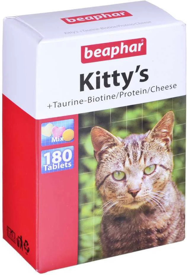 Beaphar Kitty's + Taurine-Biotine Cat Planšetė