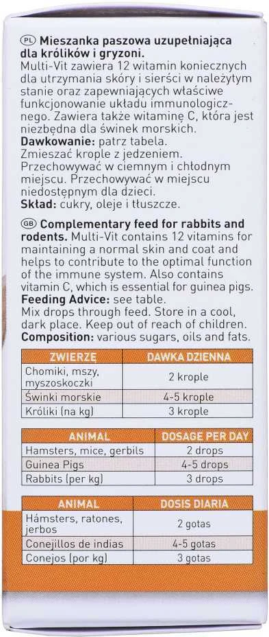 Beaphar MULTI-VIT VITAMINAI GRAUŽIAMS