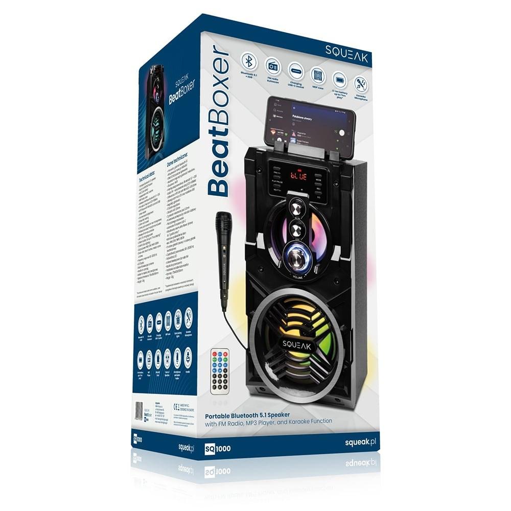 Squeak Bluetooth Garsiakalbis - BeatBoxer 5.1 Su Karaoke