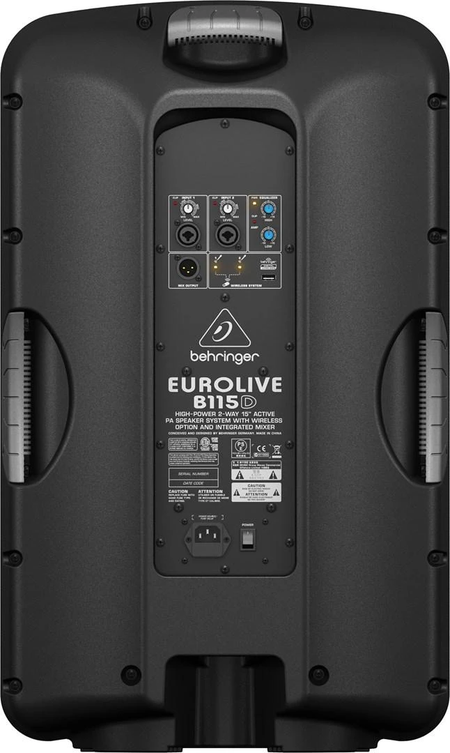 Behringer B115D – 15 colių aktyvioji garso kolonėlė
