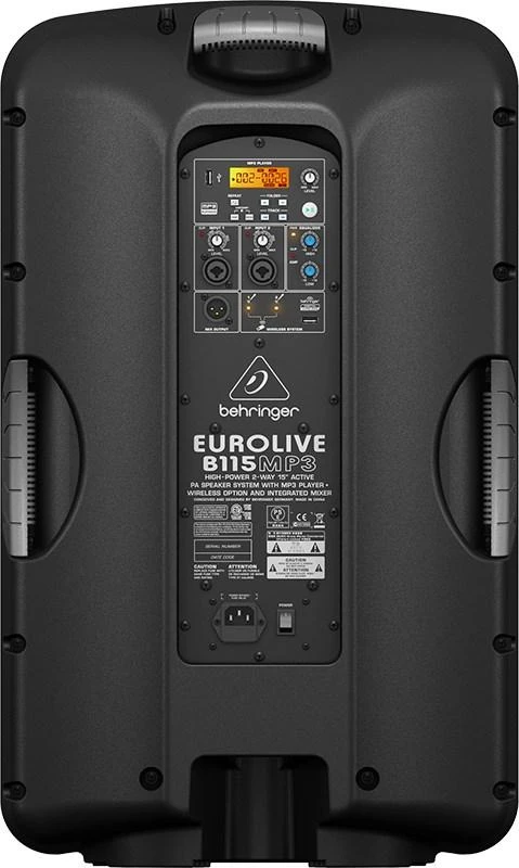 Kompiuterio kolonėlės Behringer EUROLIVE B115MP3 2-way
