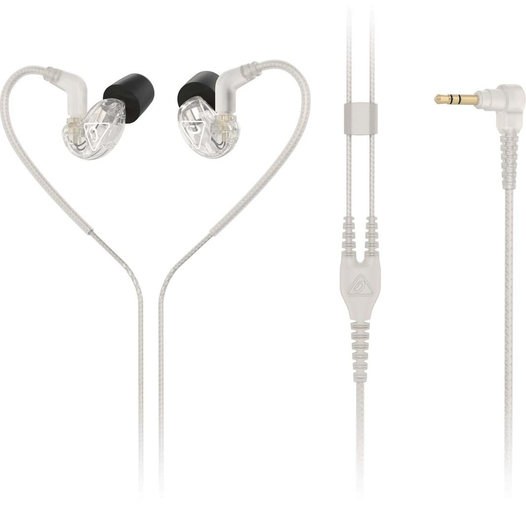 į ausis įkišamos ausinės Behringer SD251-CL permatomos