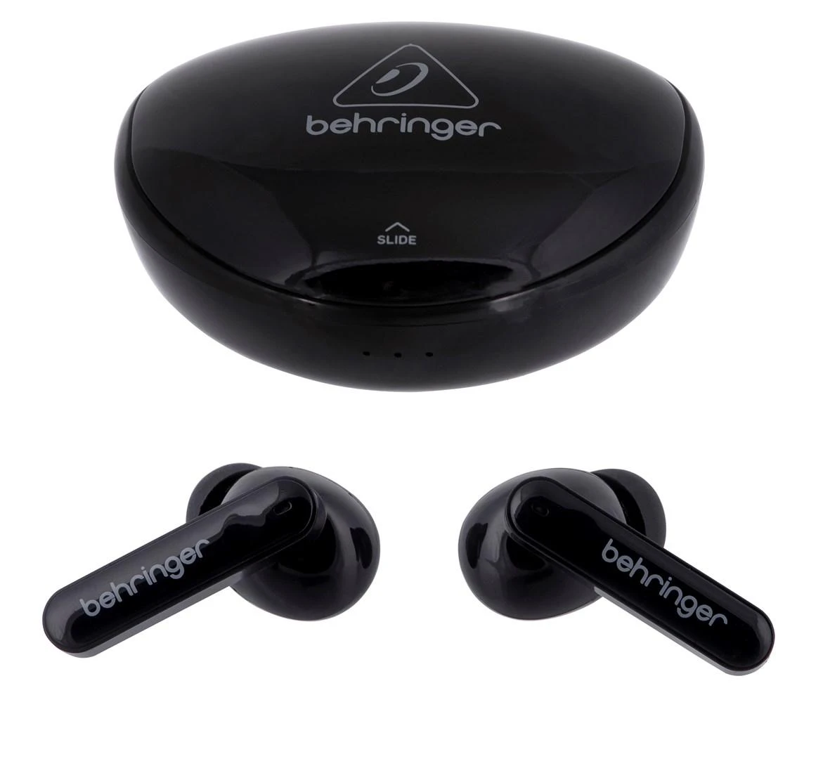 Behringer T-BUDS juodos ausinės su įkrovimo dėklu