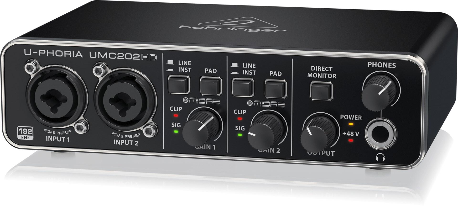 Garso plokštė Behringer UMC202HD
