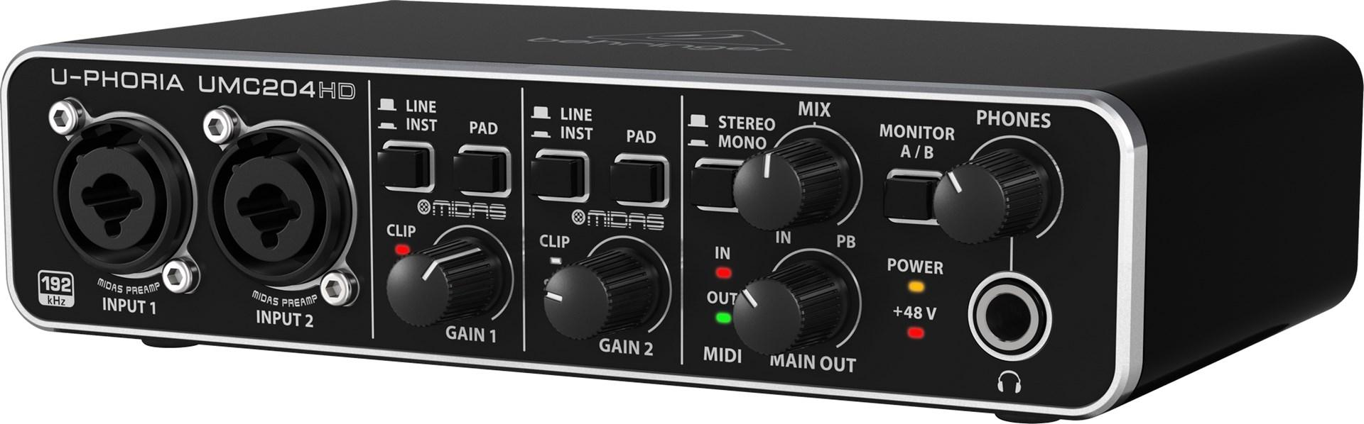 Garso plokštė Behringer UMC204HD