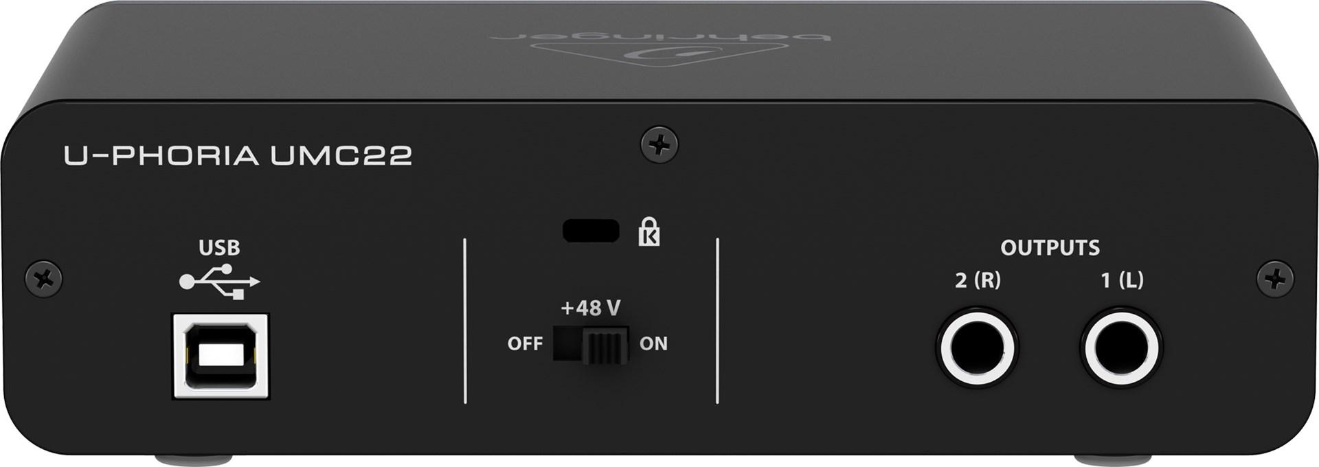 Garso plokštė Behringer UMC22