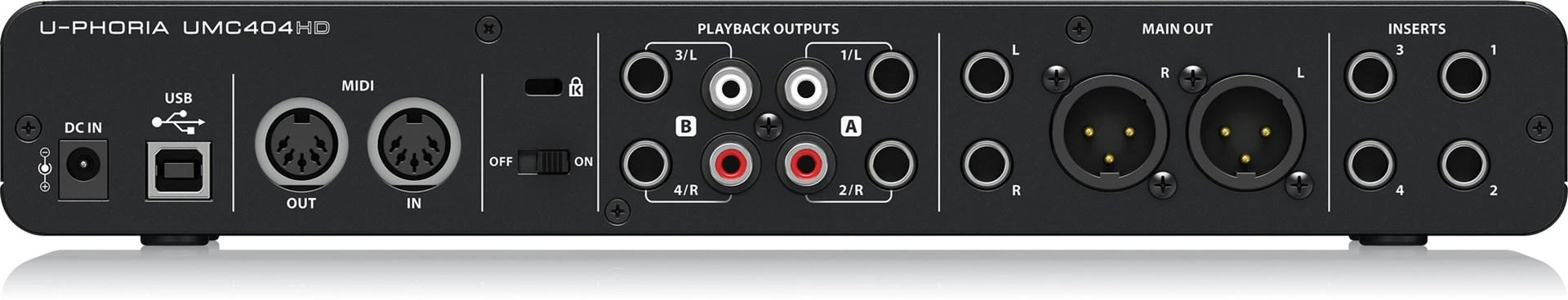 Garso Sąsaja - Behringer UMC404HD
