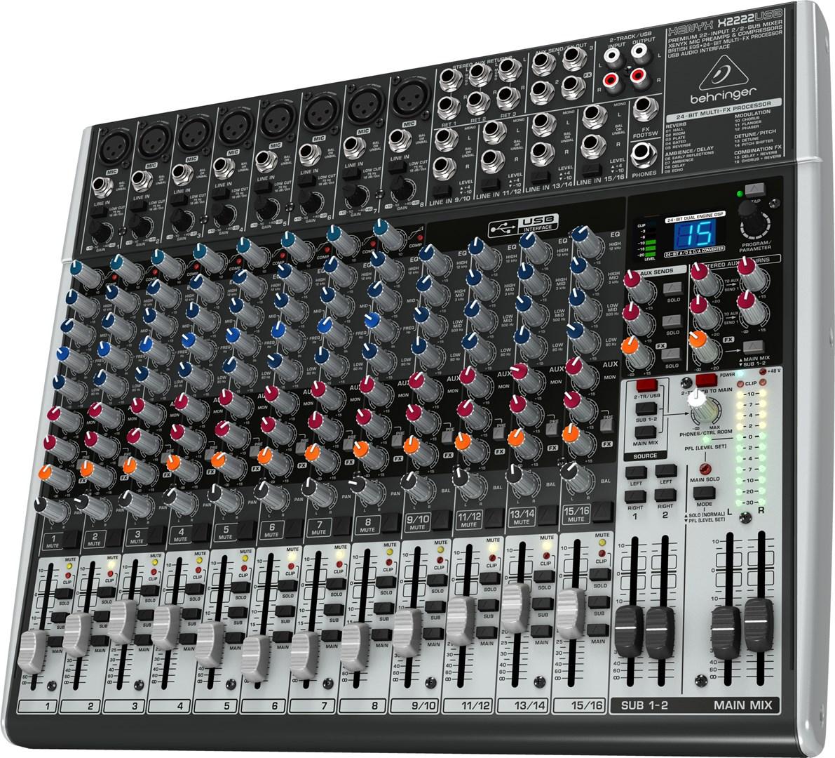 GArso Pultas - Behringer XENYX X2222USB 22 Kanalai