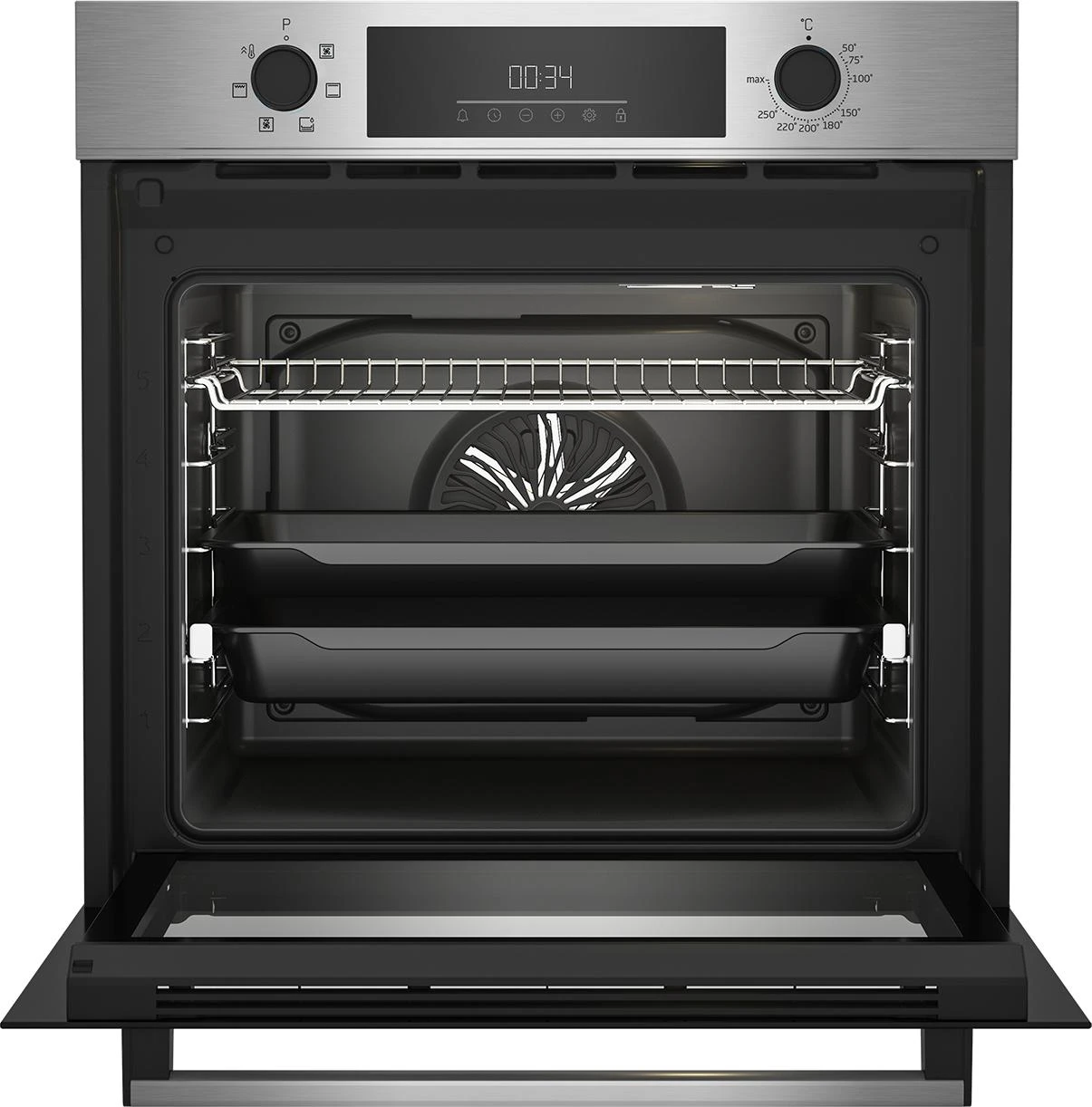 Beko BBIE123001XD orkaitė 72 L 2400 W A Nerūdijantis plienas