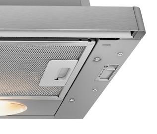 Gartraukis - Beko HNT61210X 280 m³/h Pusiau Įmontuojamas Nerūdijančio Plieno