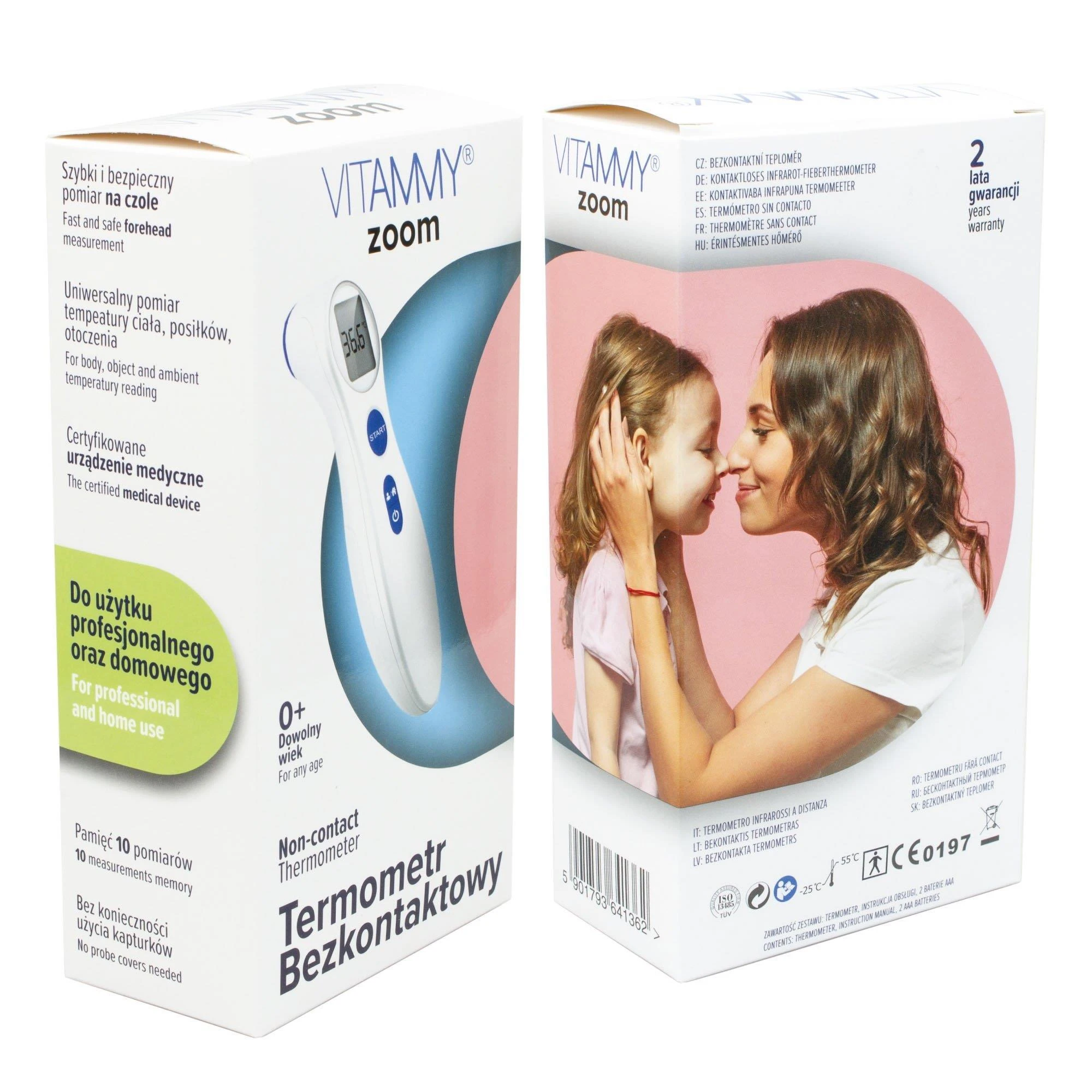 Bekontaktis termometras Vitammy Zoom