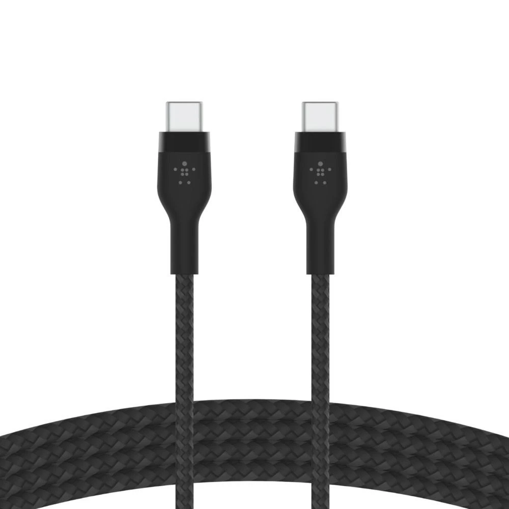 USB Kabelis - Belkin BOOST↑CHARGE PRO Flex 3 m USB 2.0 Juodas
