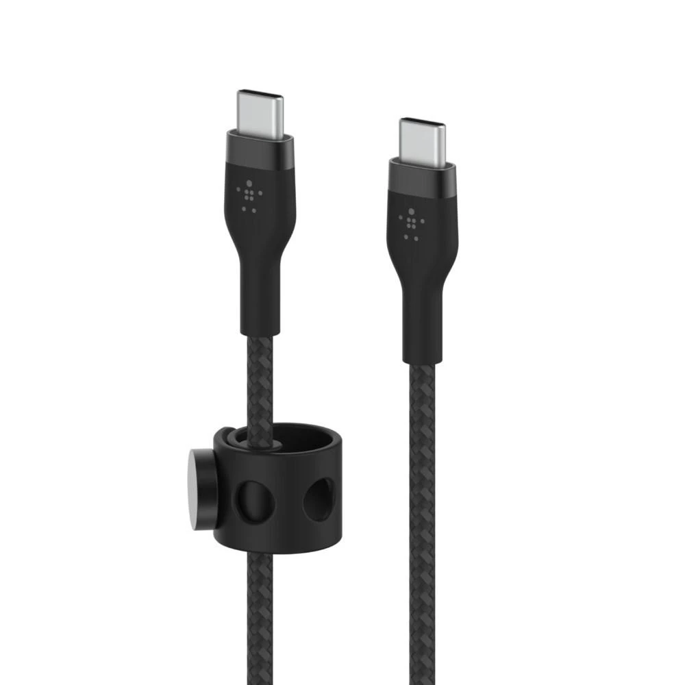 USB Kabelis - Belkin BOOST↑CHARGE PRO Flex 3 m USB 2.0 Juodas