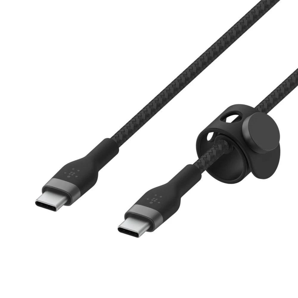 USB Kabelis - Belkin BOOST↑CHARGE PRO Flex 3 m USB 2.0 Juodas