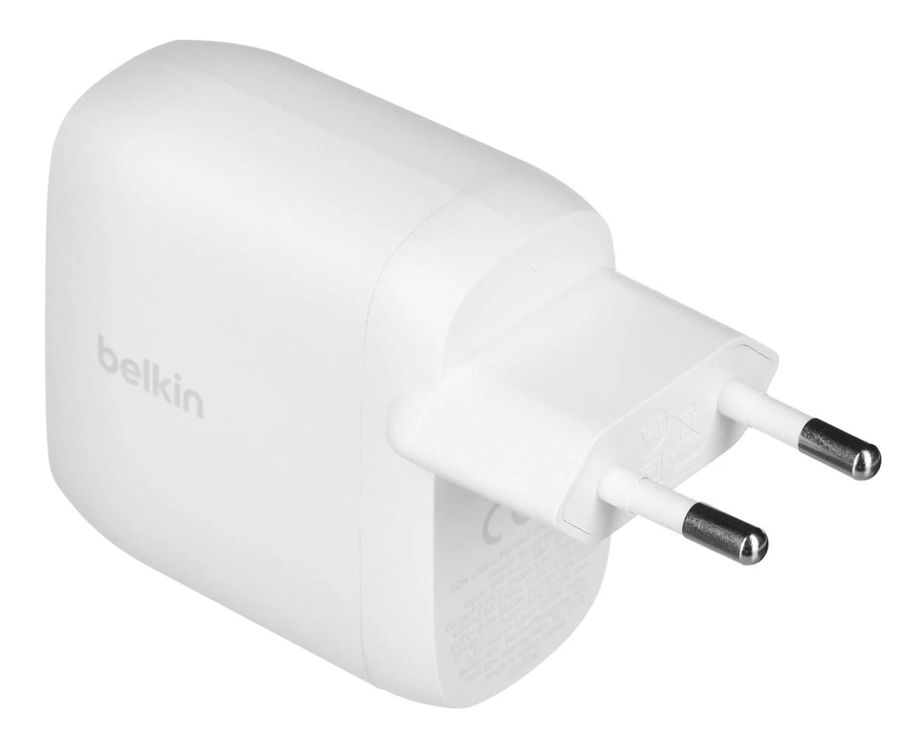 Belkin 60W, 2x USB-C PD PPS 30W, balta