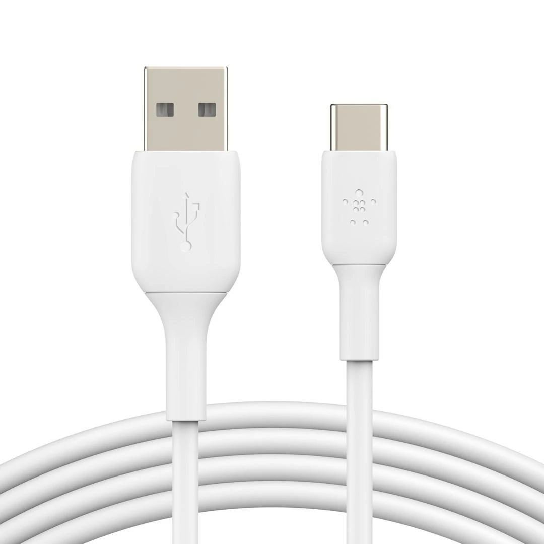 BELKIN USB-A Į USB-C KABELAS, 1M, Baltas