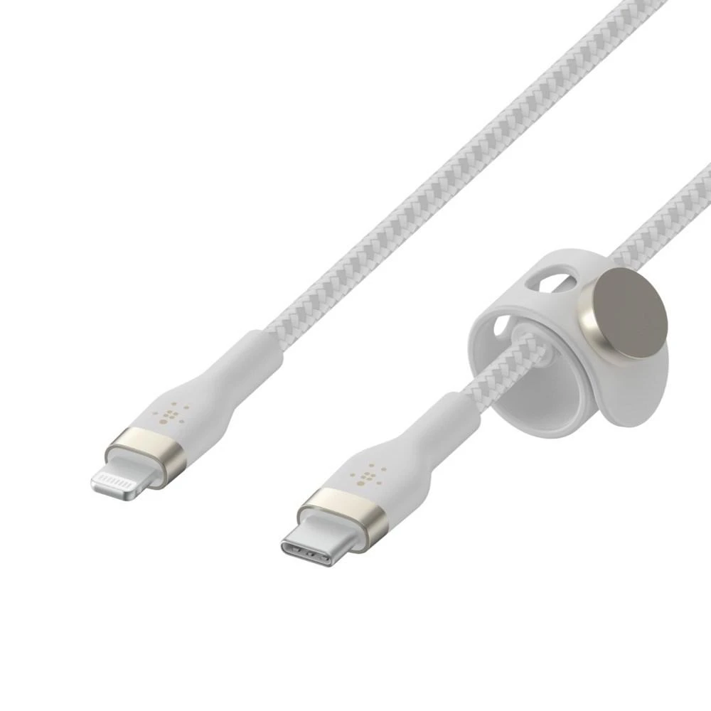 USB Laidas - Belkin Lightning į USB C 3m Baltas