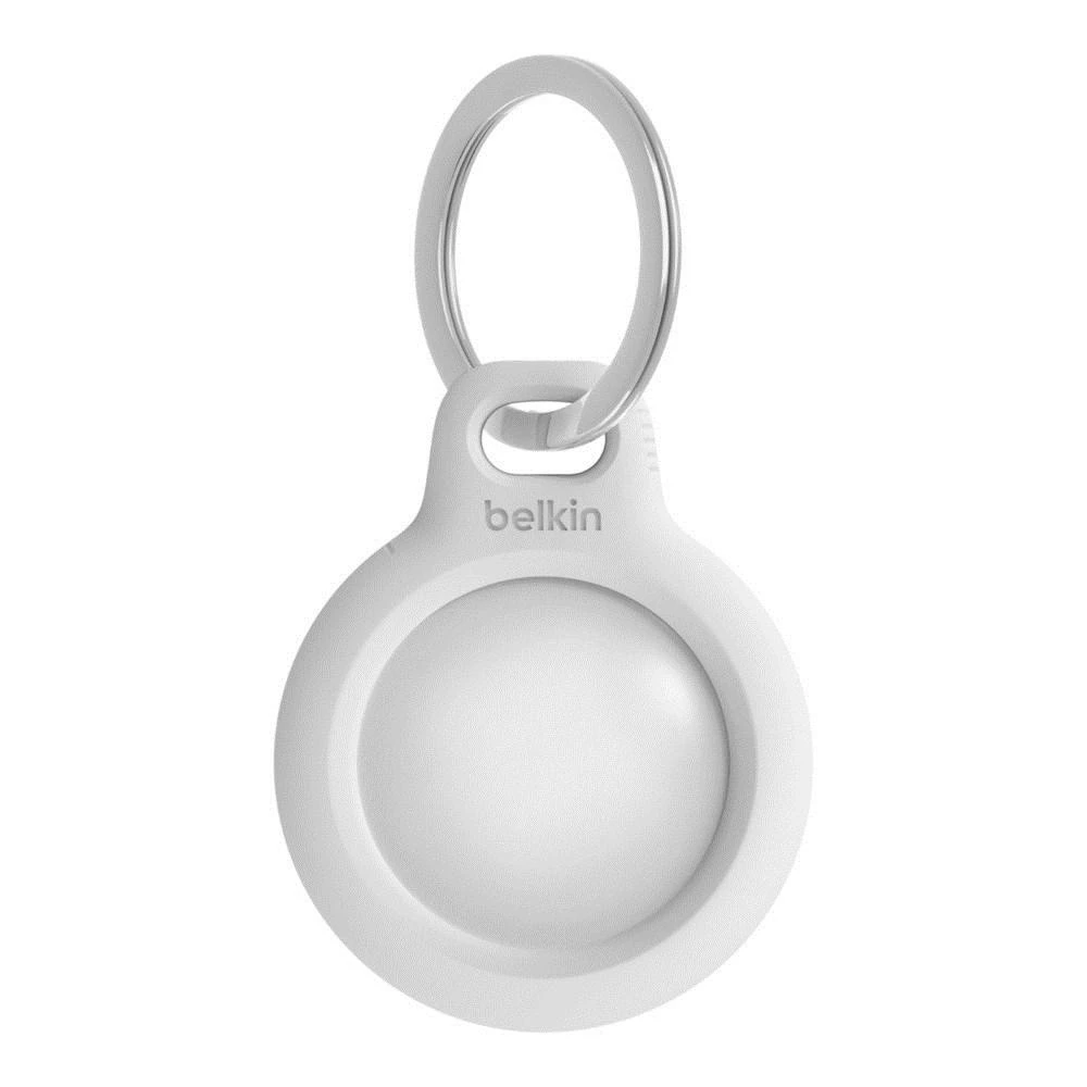 Belkinas | Saugus laikiklis su raktų pakabuku AirTag | baltas