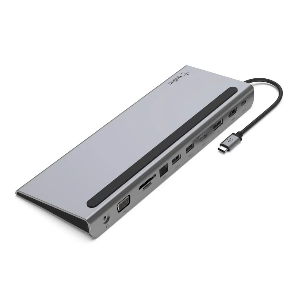 Nešiojamojo Kompiuterio Dokas - Belkin Inc004btsgy Type-C Juodas/pilkas