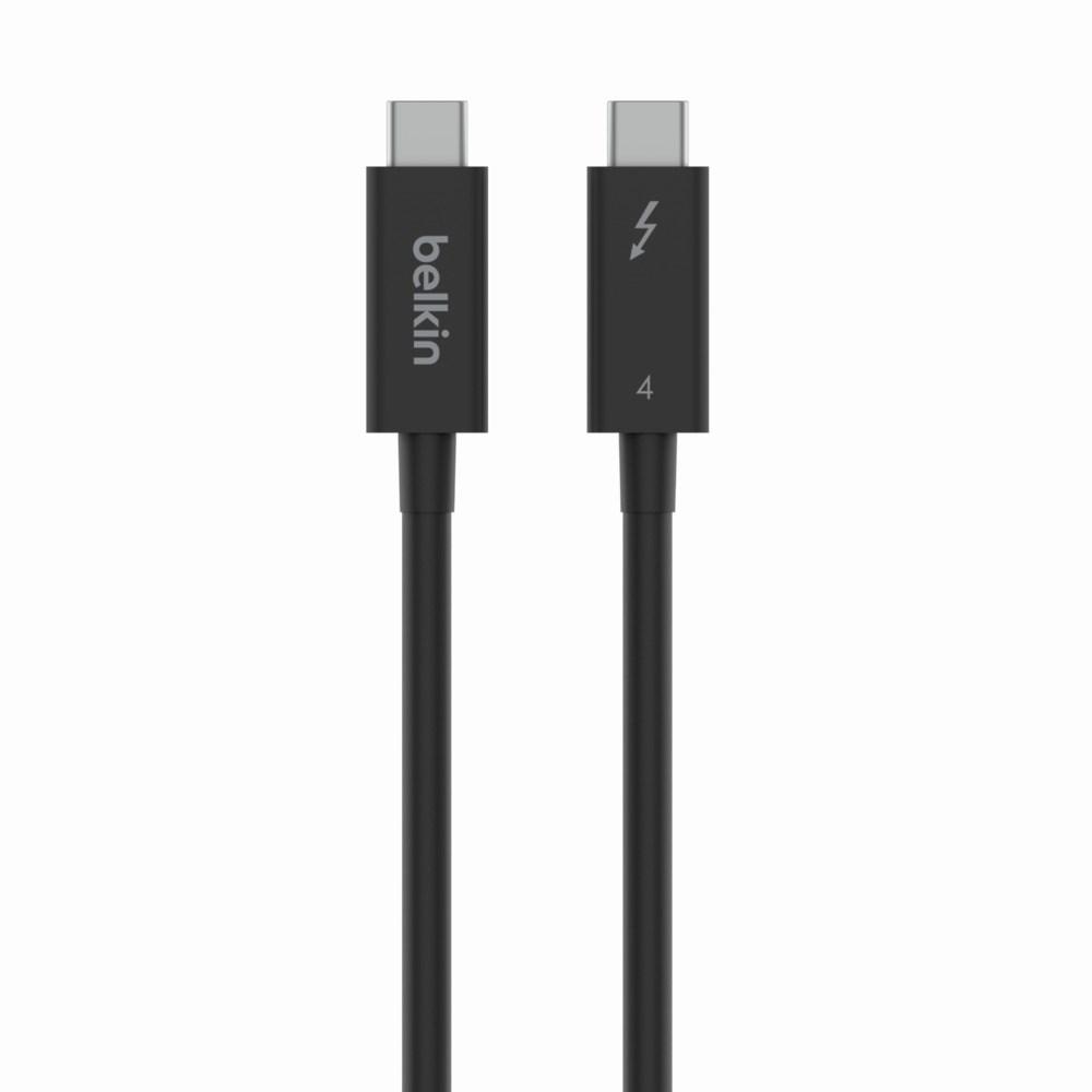 USB-C kabelis - Belkin 2m 40gbps juodas