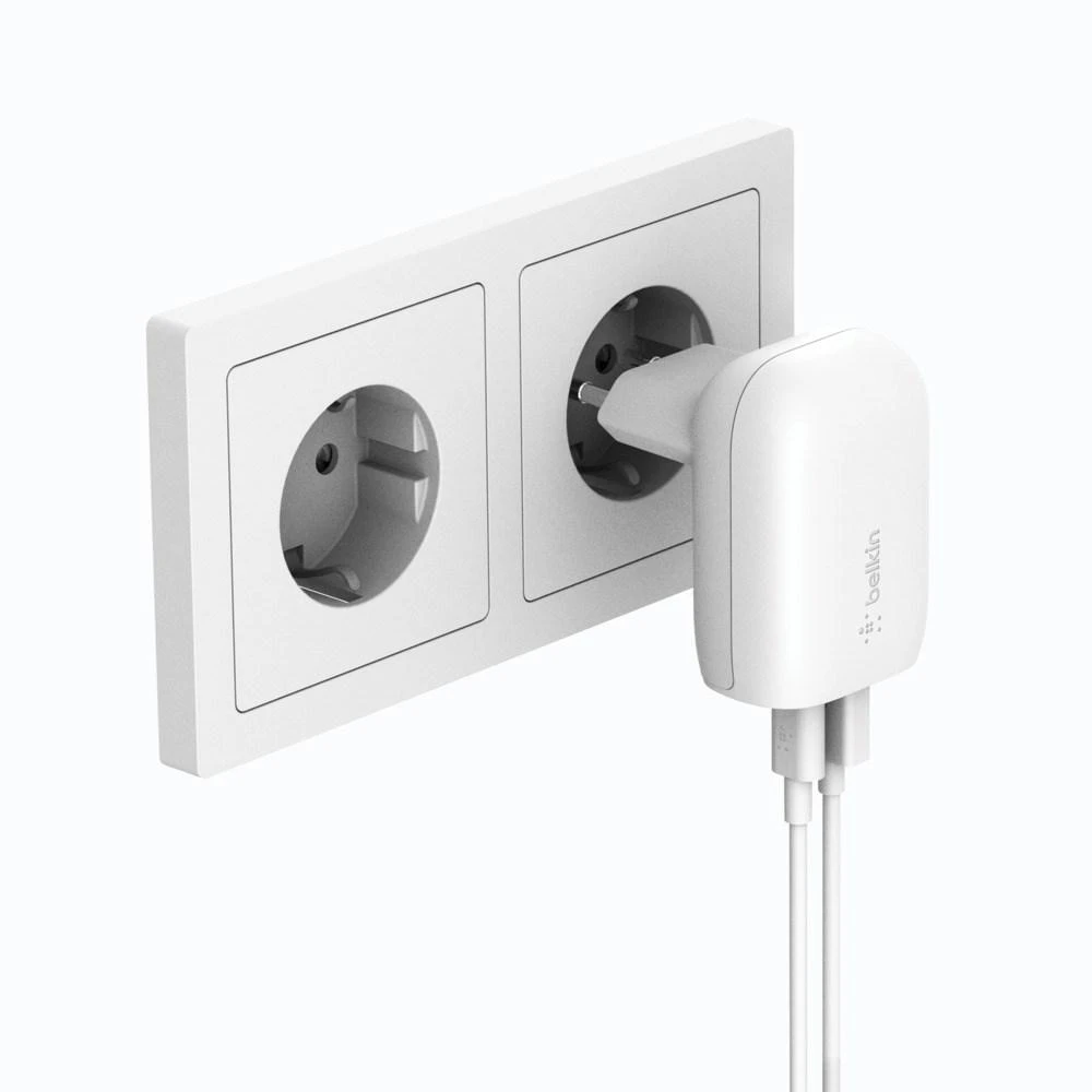 Maitinimo Adapteris - Belkin Wcb007vf Wh Baltas AC Spartus Įkrovimas