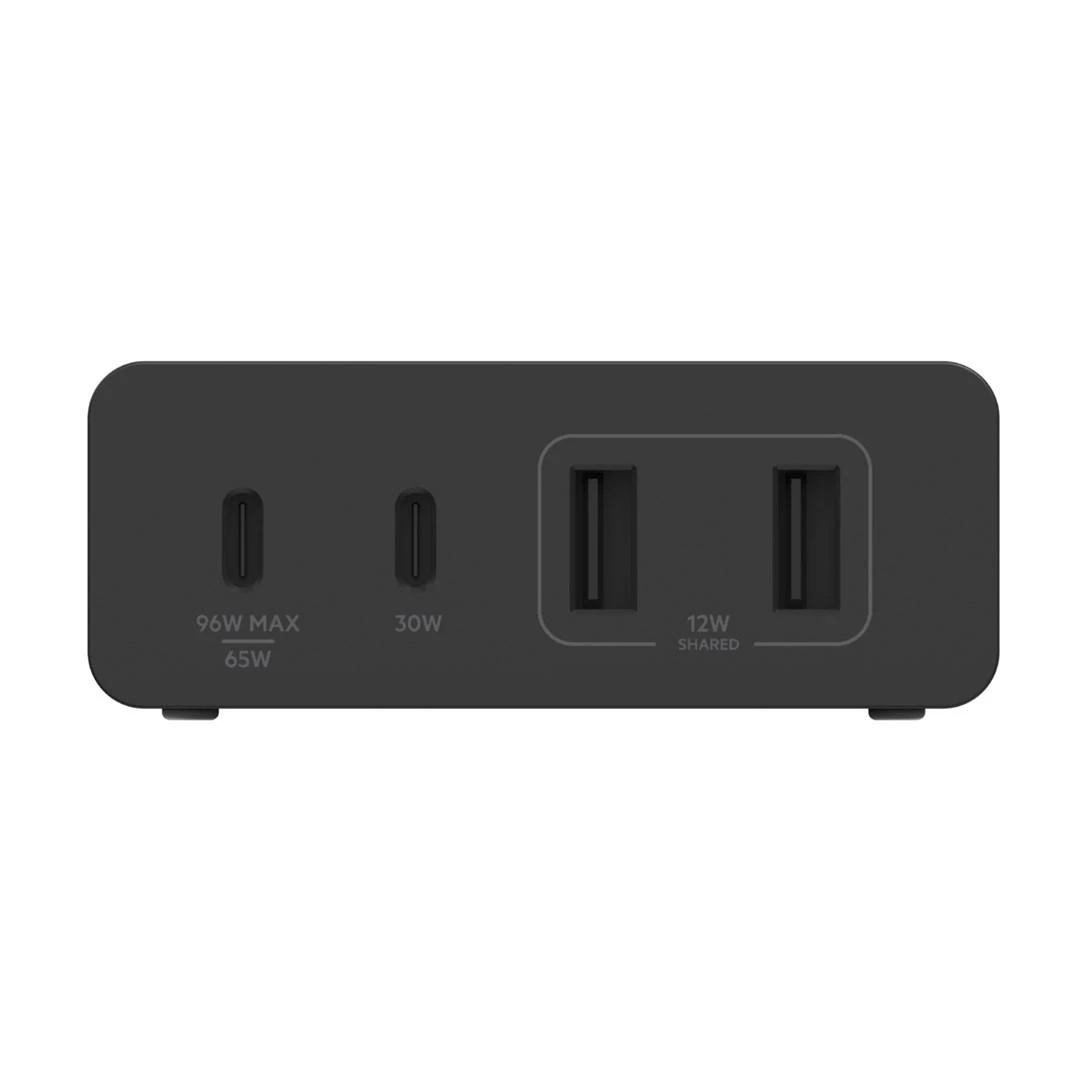 Nešiojamo kompiuterio pakrovėjas - Belkin WCH010vfBK 108W Dual USB-C Greito Įkrovimo 2m Laidas Juodas