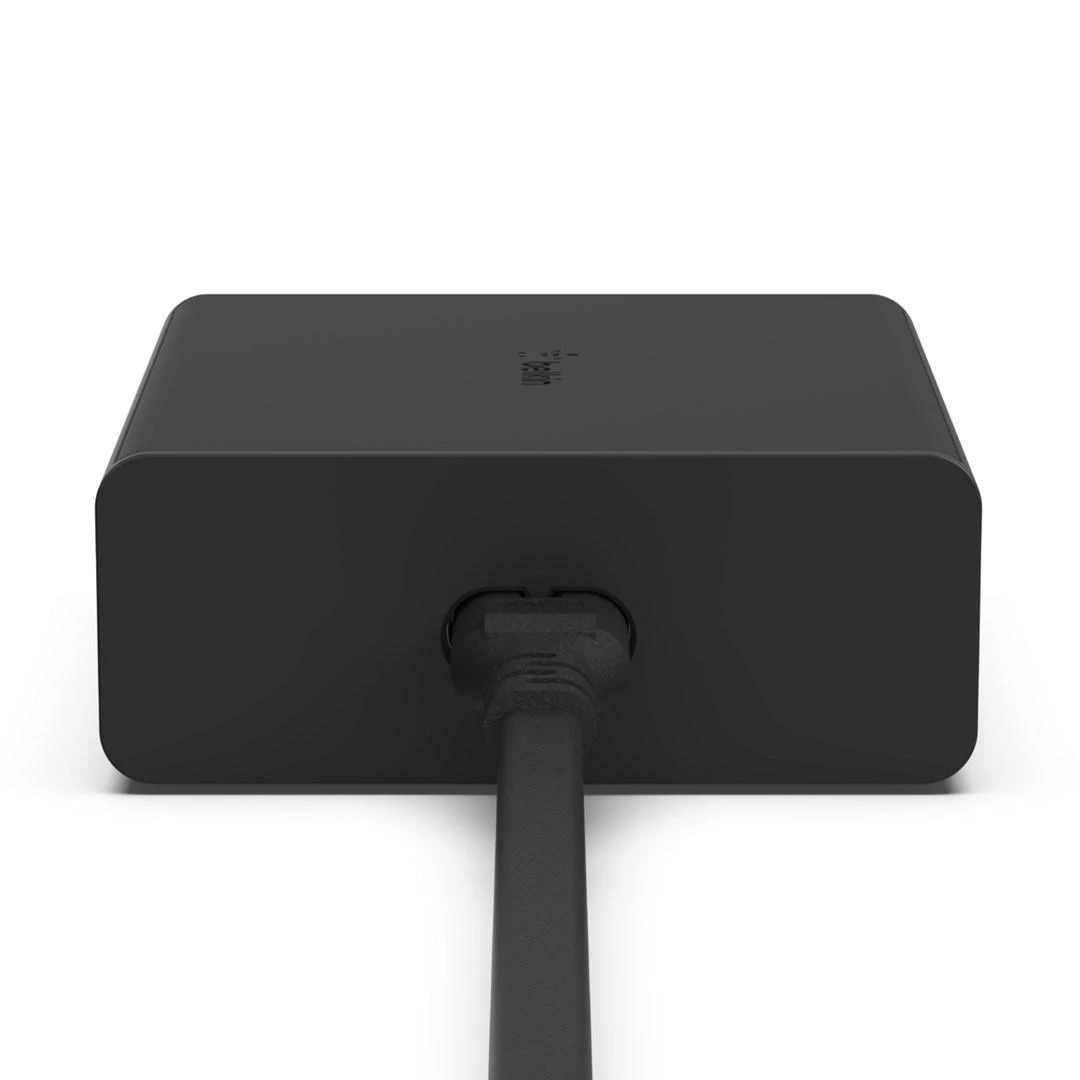Nešiojamo kompiuterio pakrovėjas - Belkin WCH010vfBK 108W Dual USB-C Greito Įkrovimo 2m Laidas Juodas