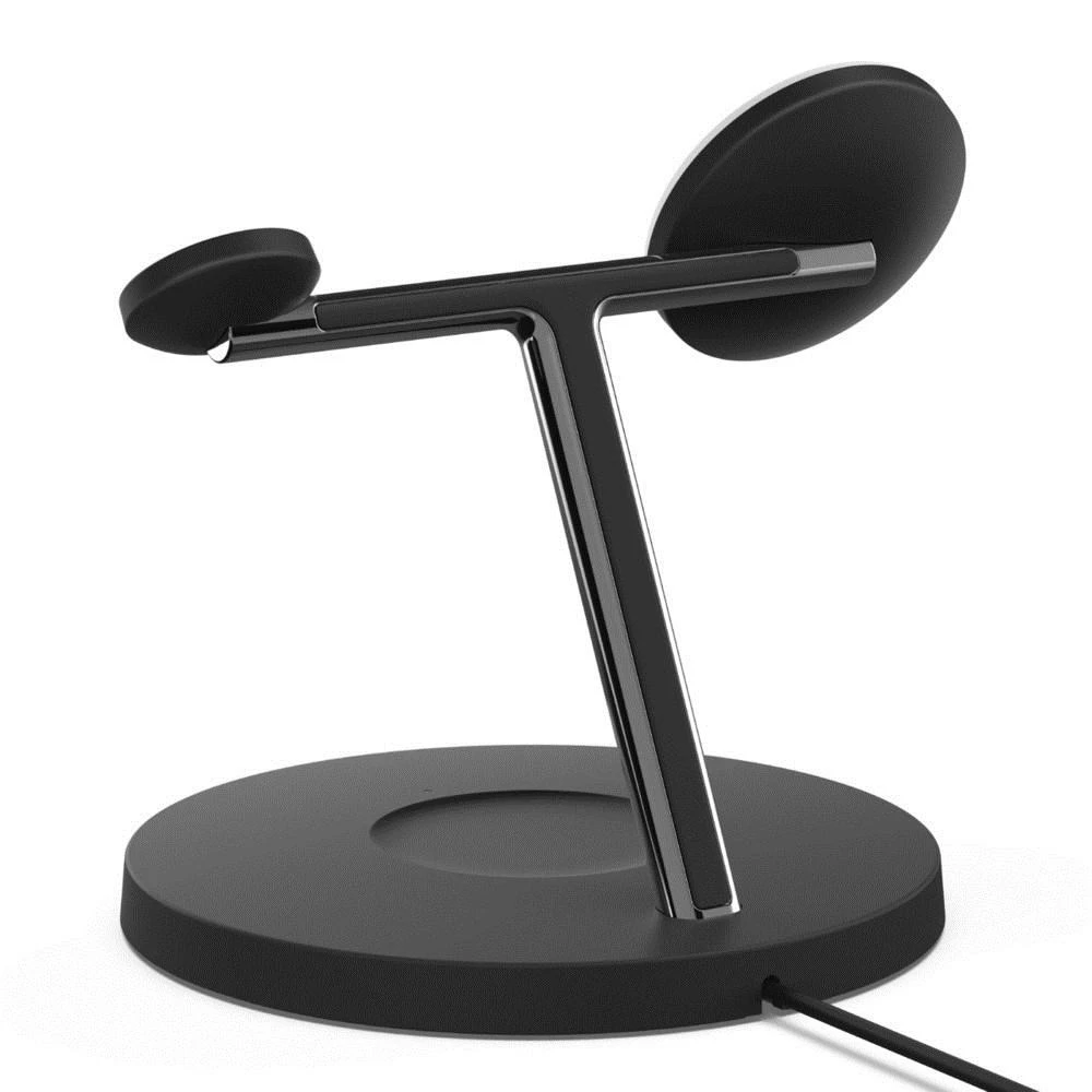 Belkinas | Pro MagSafe 3in1 belaidis įkrovimo stovas + kintamosios srovės maitinimo adapteris | PAdidinkite įkrovimą