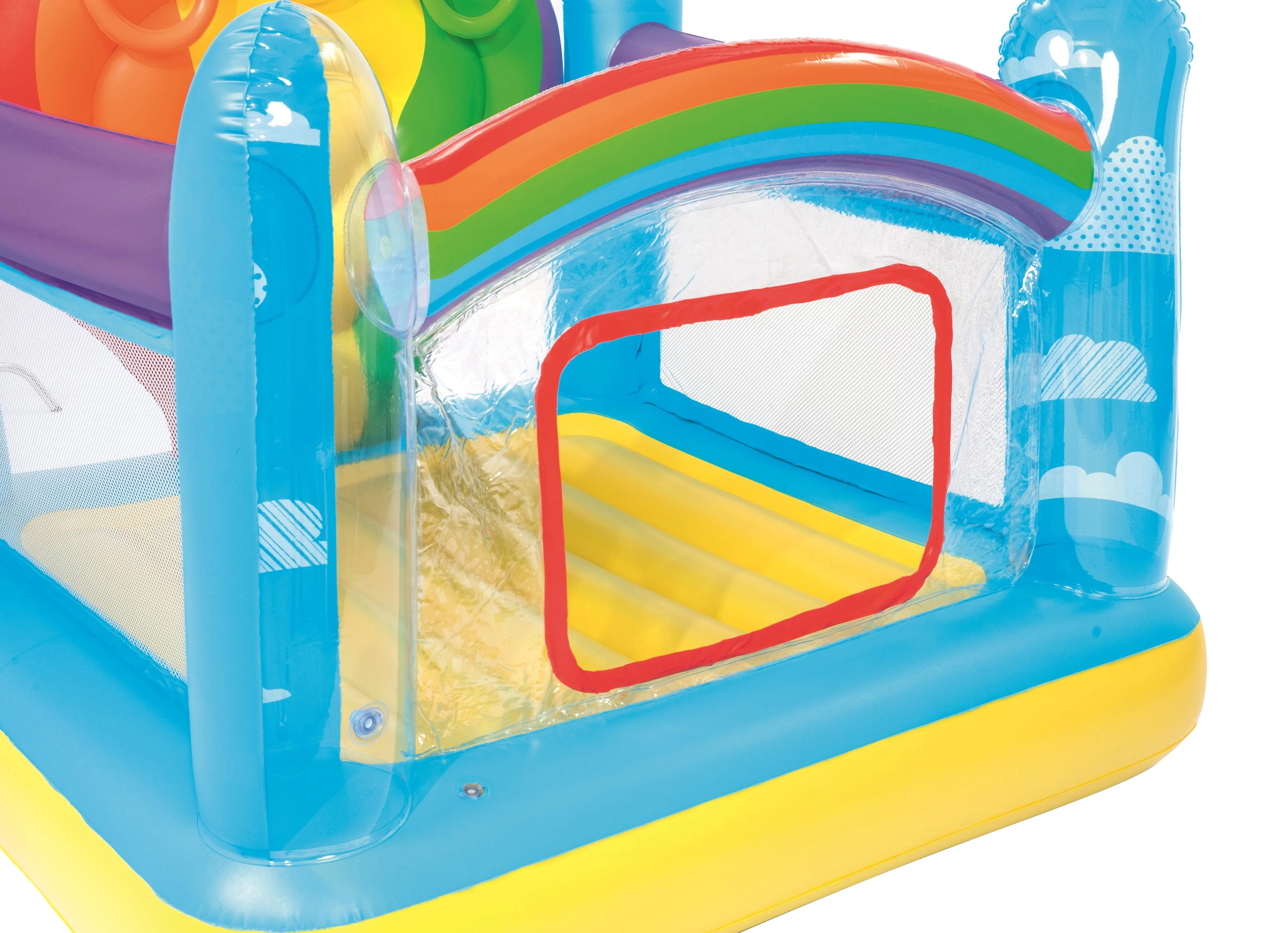 BESTWAY pripučiamas batutas Hot Air Balloon Bouncer 1.75m x 1.73m x 1.37m, 52269