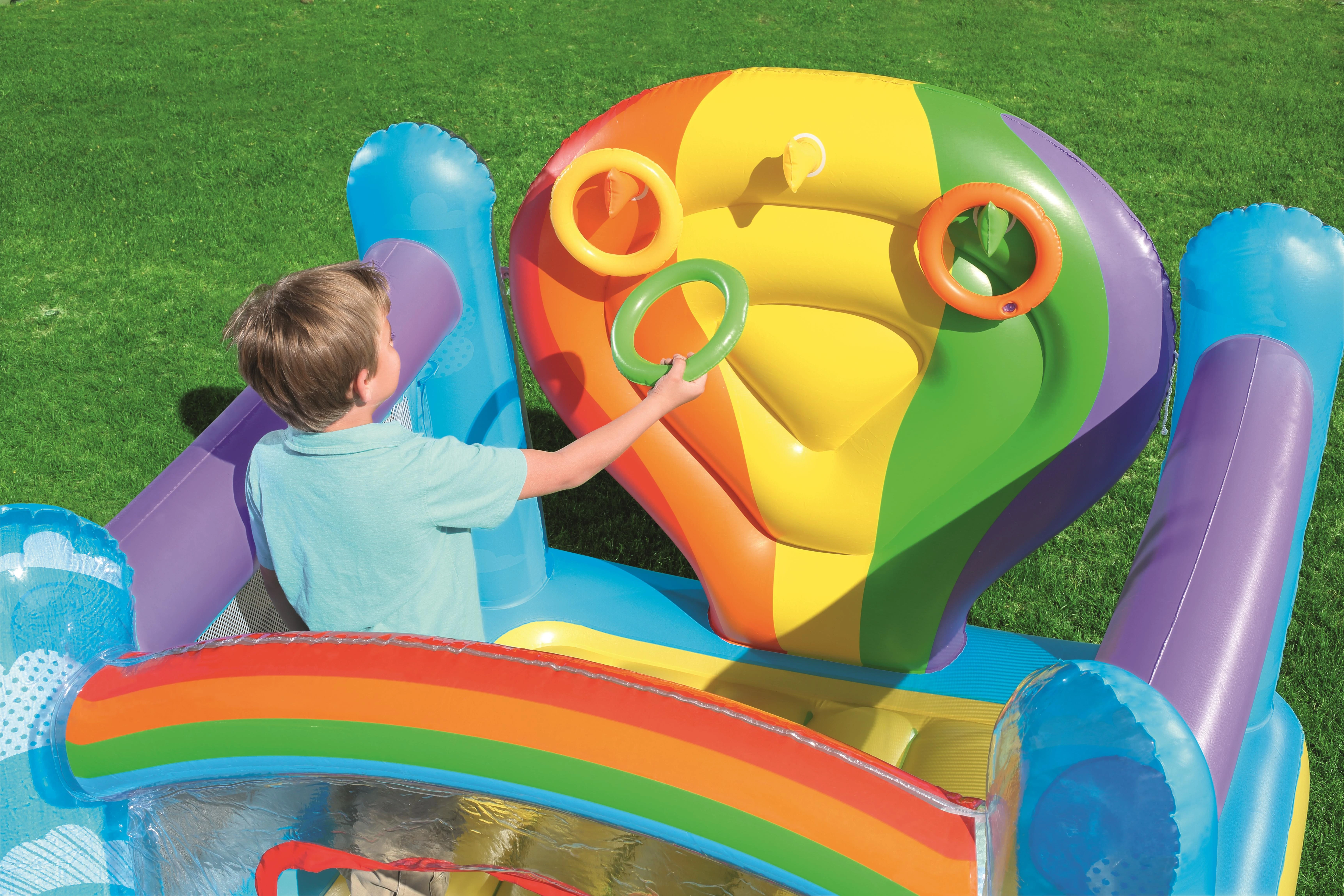 BESTWAY pripučiamas batutas Hot Air Balloon Bouncer 1.75m x 1.73m x 1.37m, 52269