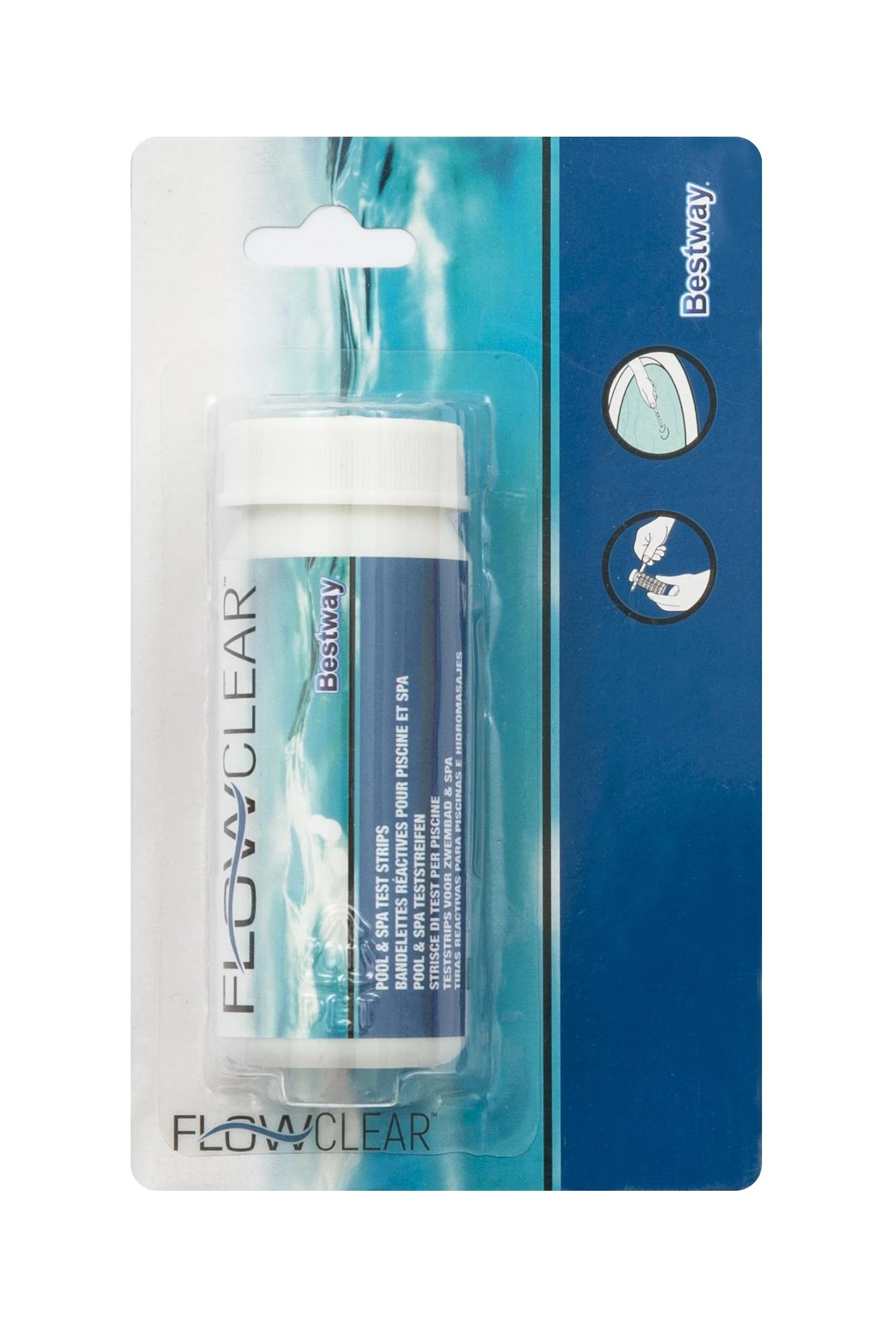 Bestway Baseinų pH, alkalio ir chloro testeris