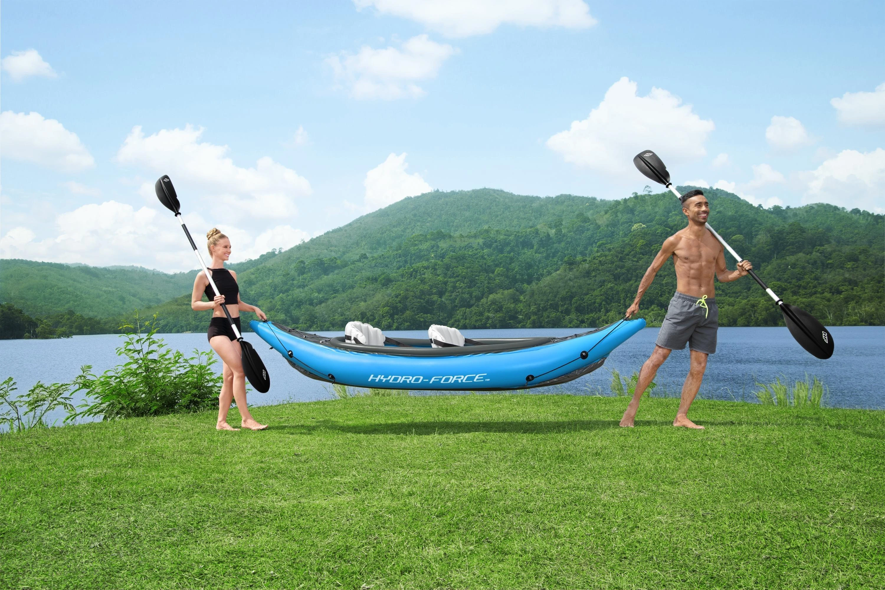 Kajak Dviguba pripučiama baidarė 331 x 88 cm Bestway 65131