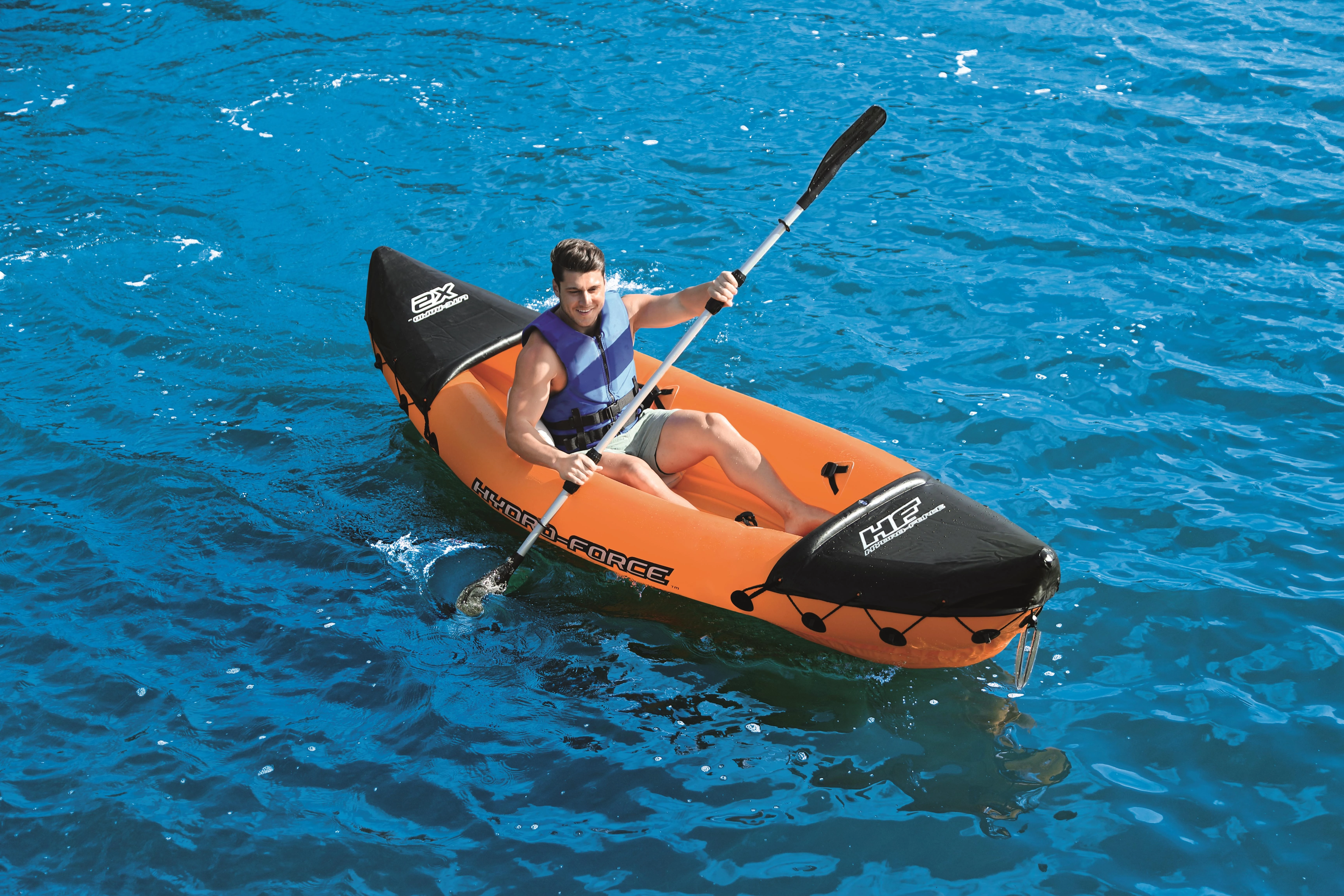 Bestway Hydro-Force Lite-Rapid x2 Pripučiamos baidarės rinkinys