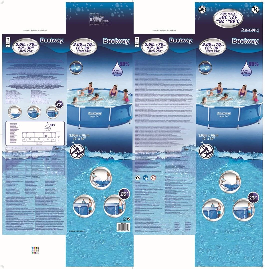 BESTWAY POOL 56706 3.66M X 76CM