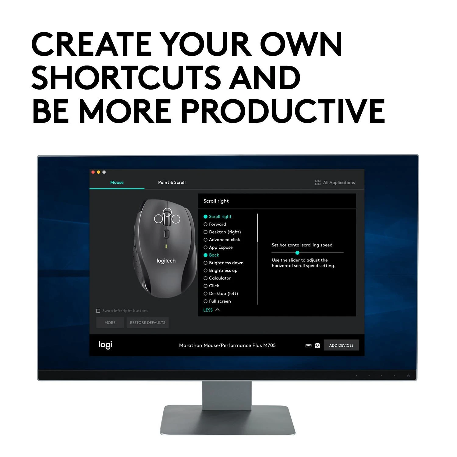 Belaidė pelė Logitech M705