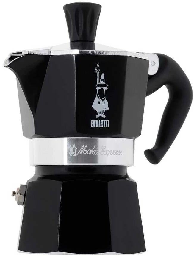 Bialetti 4951 Moka kavinukas Juodas