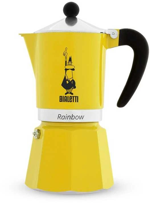Bialetti Rainbow 1TZ geltonas kavinukas