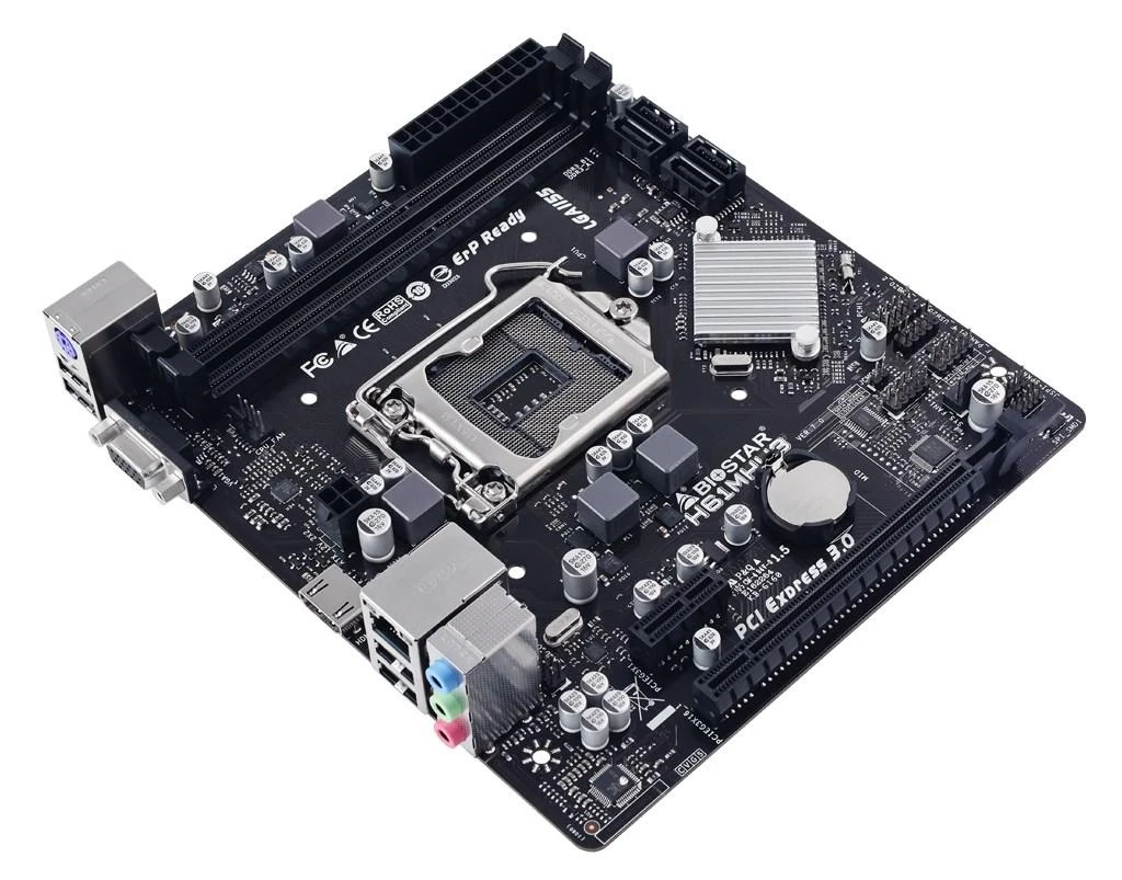 Pagrindinė plokštė Biostar H61MHV3/LGA 1155/Micro-ATX/Intel H61