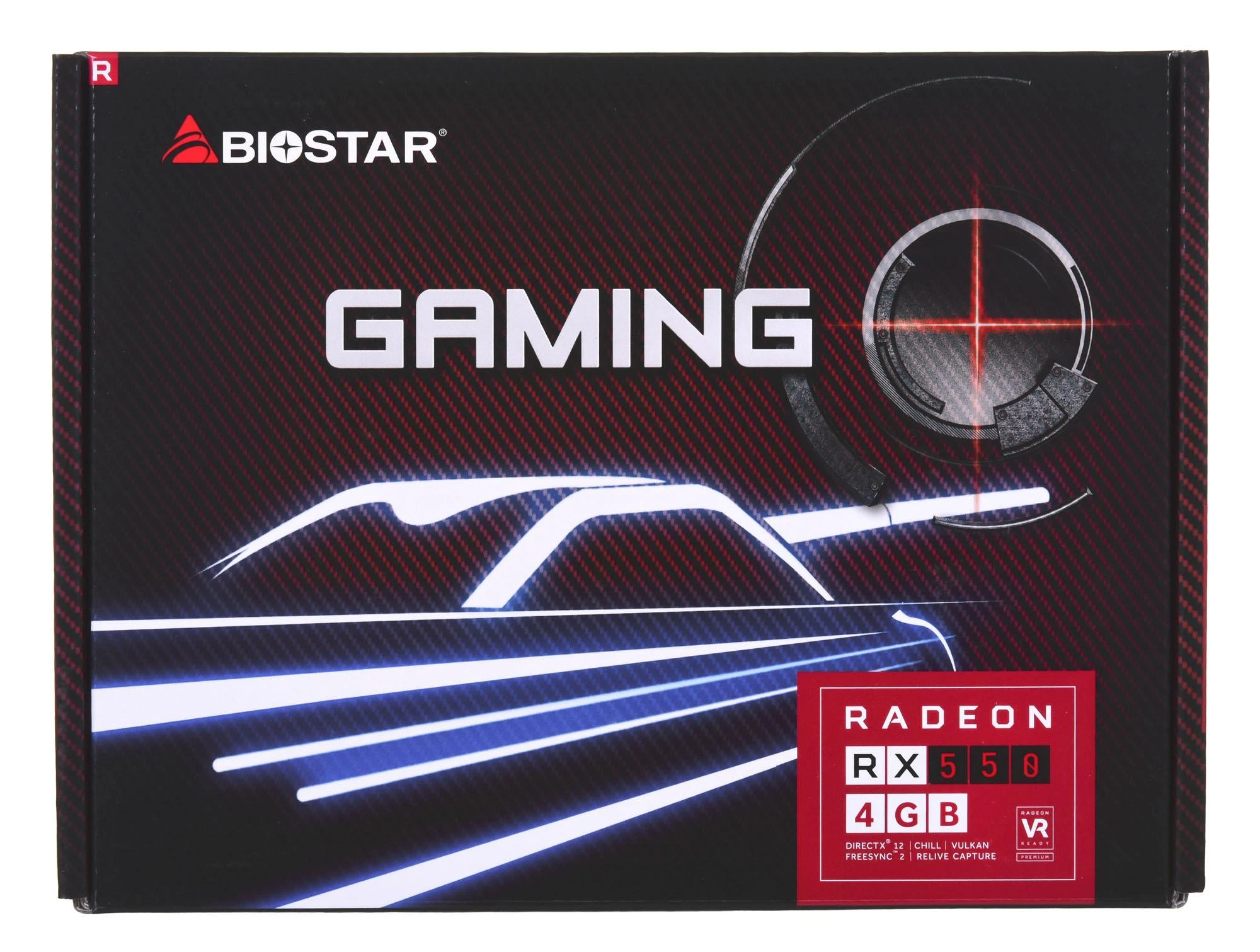 Vaizdo Plokštė - Biostar Radeon RX 550 4GB GDDR5 1100MHz HDMI DVI-D DisplayPort