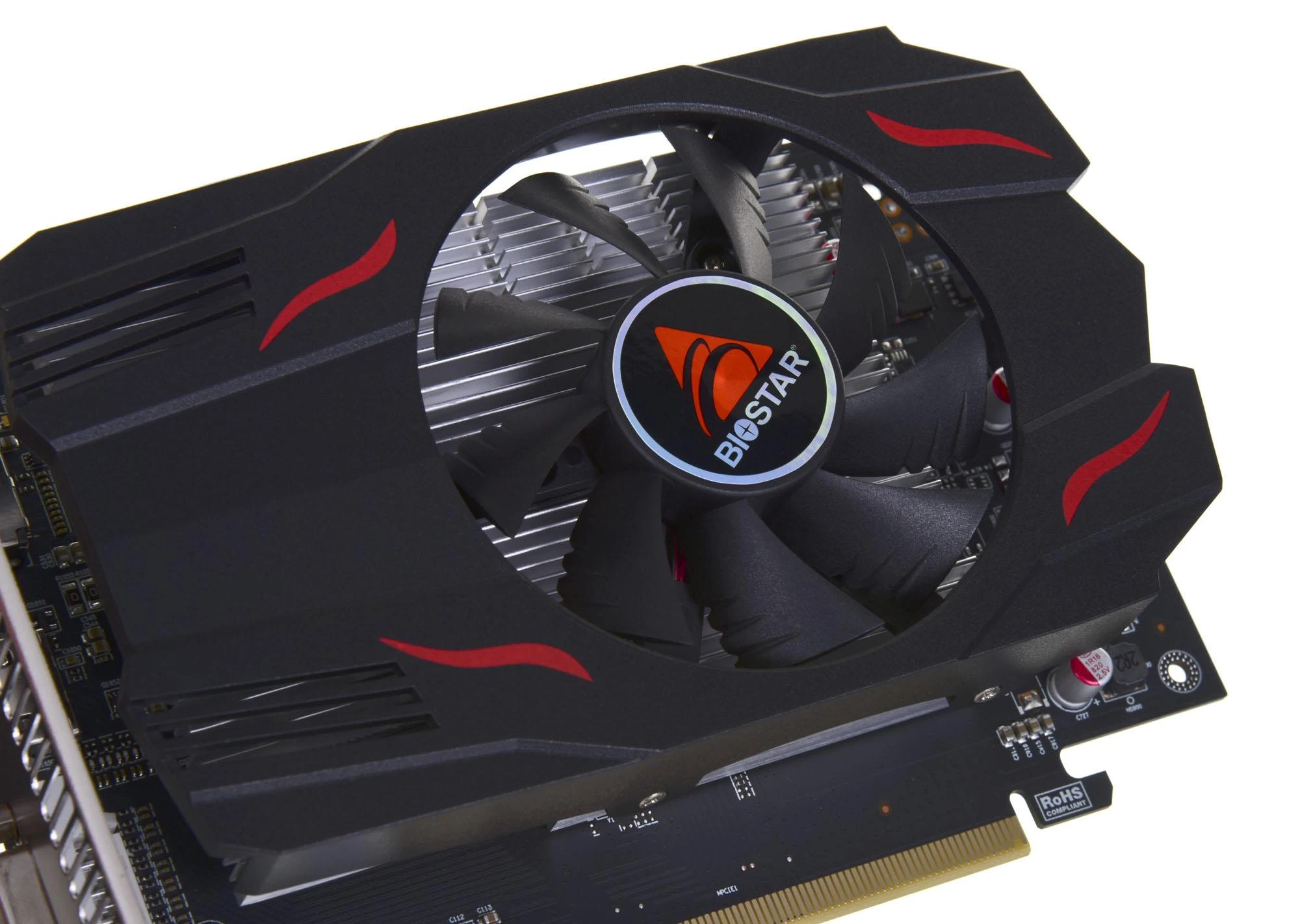 Vaizdo Plokštė - Biostar Radeon RX 550 4GB GDDR5 1100MHz HDMI DVI-D DisplayPort